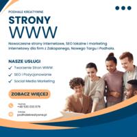 Nowoczesne strony internetowe WordPress dla firm z Zakopanego, Nowego Targu i Podhala. Podhale Kreatywne tworzy responsywne strony WWW przygotowane pod SEO lokalne, Google oraz rozwój biznesu online.