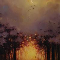 Zatrzymanie IV "Magic of the forest" Mariusz Lewandowski (Źródła: https://www.lewandowski.art/en_US/c/Original-paintings/17 | https://www.facebook.com/MariuszLewandowskiART)