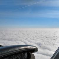 Wyjątkowe widoki w trakcie lotu według wskazań przyrządów