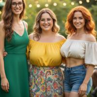 Moje Trio (SiMonia, SiAsia i SiLvia). Którą jesteś? (oczy wiście: wygenerowane)