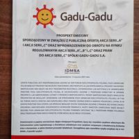 Prospekt emisyjny Gadu-Gadu przed debiutem na GPW w 2007 roku