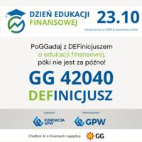 ZaGGadaj o edukacji finansowej na nr GG 42040